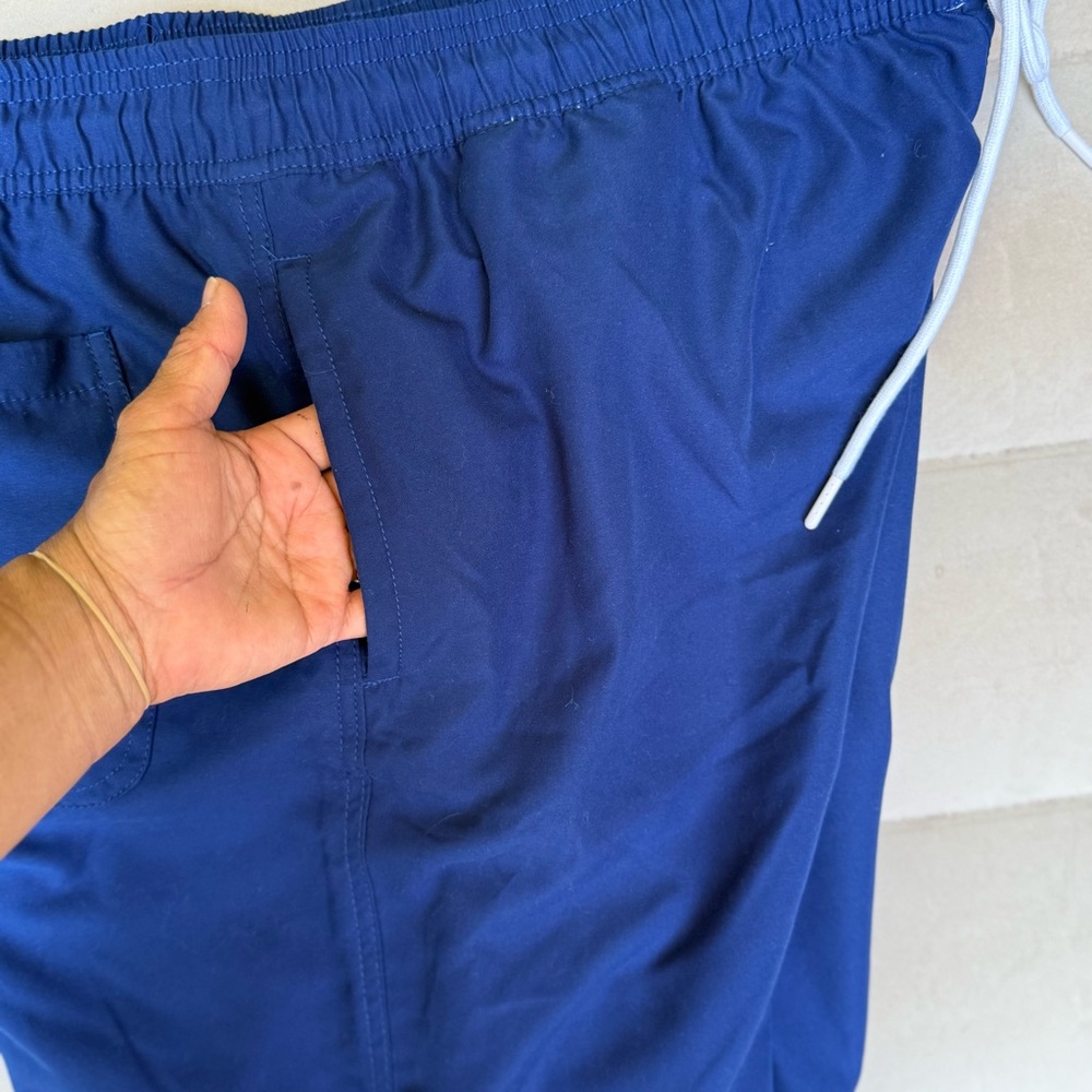 Amazon essentials men’s Blue Swim Trunks Adjustable Waist and Lightweight XXL - Picture 5 of 13